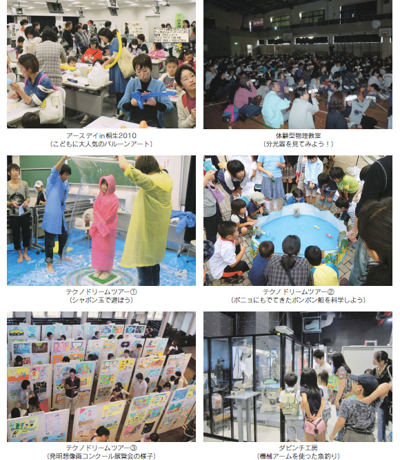 工学クラブを中心とする群馬県・栃木県教育委員会、各市教育委員会と連携した総合的地域理科教育充実プログラム