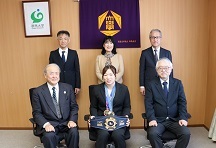 スポーツ優秀者記念撮影